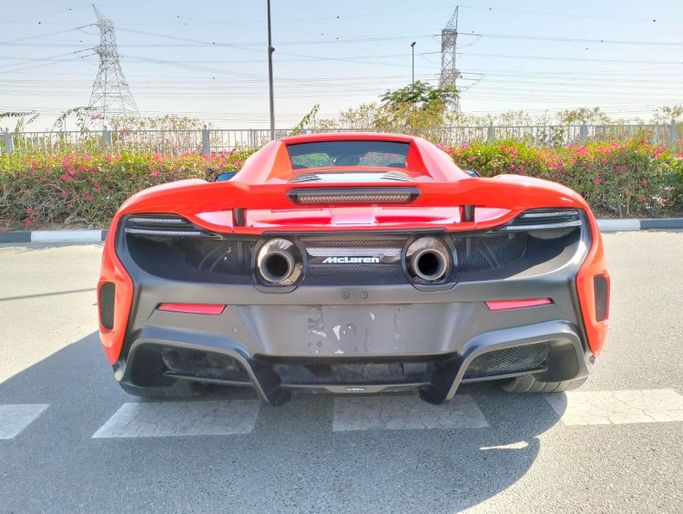 New McLaren 675LT, 3.8 l, 2016 in Dubai by Space Motors, Red color. GCC Specs | AUTO.AE