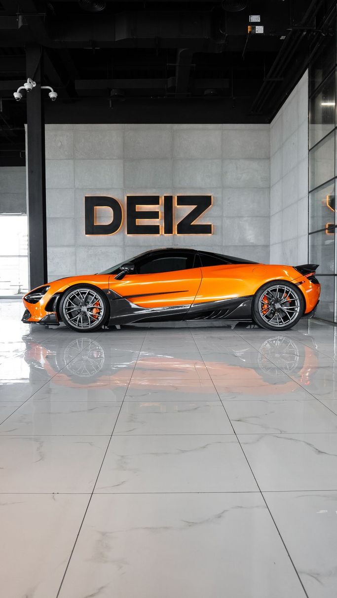 McLaren 720S, 2021 sport coupe for rent in Dubai by DEIZ, orange color | AUTO.AE