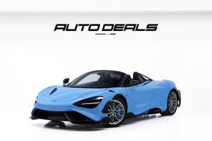 Подержанный McLaren 720S Spider, 4.0 л, 2019 в Дубае от AUTO DEALS Голубой цвет. GCC | AUTO.AE