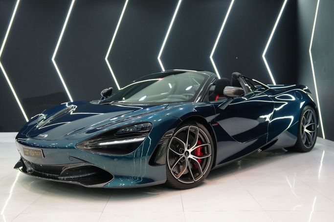 Подержанный McLaren 720S Spider, 4.0 л, 2022 в Дубае от Sanam Cars Зеленый цвет. GCC | AUTO.AE | Объявление #256479
