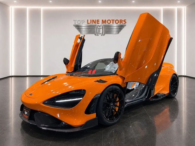Used ⁦McLaren 765LT, 4.0 l, 2022⁩ in UAE, Dubai by Top Line Motors, Orange color. GCC Specs | AUTO.AE | Listing #291539