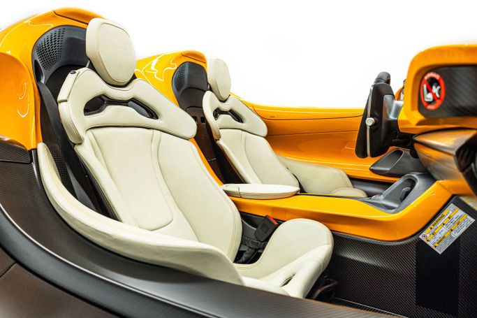 New McLaren Elva, 4.0 l, 2021 in Dubai by PUPIL OF FATE MOTORS, Orange color. GCC Specs | AUTO.AE
