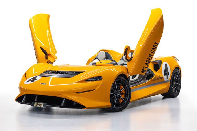New McLaren Elva, 4.0 l, 2021 in Dubai by PUPIL OF FATE MOTORS, Orange color. GCC Specs | AUTO.AE