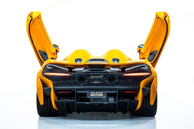 New McLaren Elva, 4.0 l, 2021 in Dubai by PUPIL OF FATE MOTORS, Orange color. GCC Specs | AUTO.AE