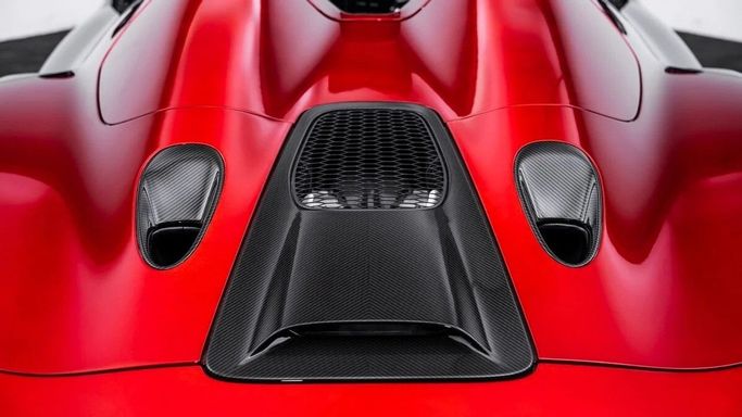 New McLaren Elva, 4.0 l, 2021 in Dubai by Al Ain Class Motors, Red color. European Specs | AUTO.AE