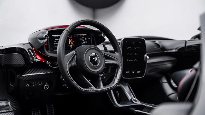 New McLaren Elva, 4.0 l, 2021 in Dubai by Al Ain Class Motors, Red color. European Specs | AUTO.AE