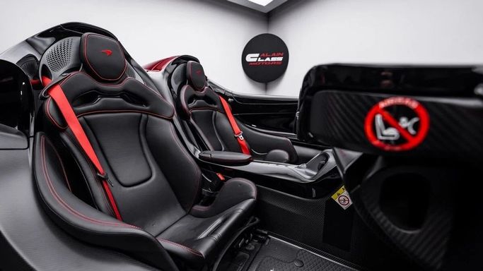 New McLaren Elva, 4.0 l, 2021 in Dubai by Al Ain Class Motors, Red color. European Specs | AUTO.AE