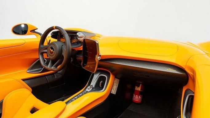 New McLaren Elva, 4.0 l, 2021 in Dubai by Al Ain Class Motors, Orange color. GCC Specs | AUTO.AE