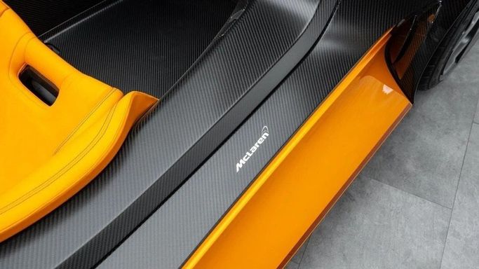 New McLaren Elva, 4.0 l, 2021 in Dubai by Al Ain Class Motors, Orange color. GCC Specs | AUTO.AE