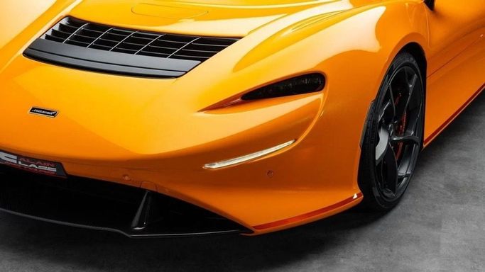 New McLaren Elva, 4.0 l, 2021 in Dubai by Al Ain Class Motors, Orange color. GCC Specs | AUTO.AE