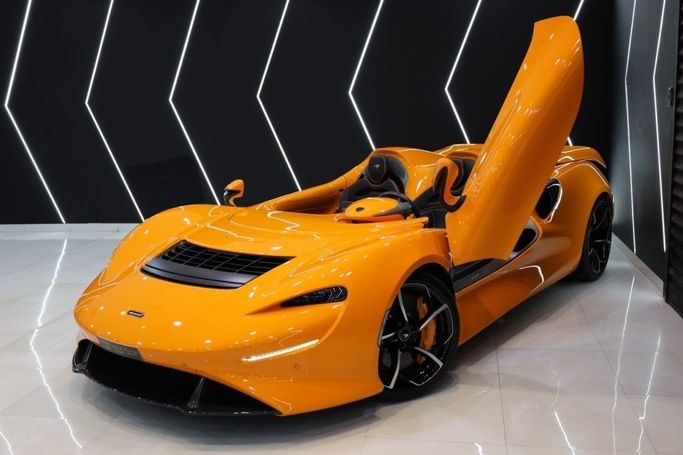 Used McLaren Elva, 4.0 l, 2021 in Dubai by Sanam Cars, Orange color. GCC Specs | AUTO.AE