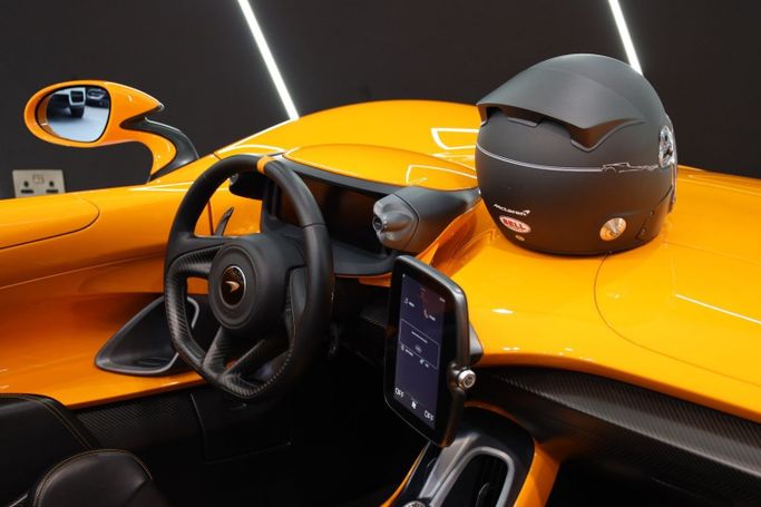 Used McLaren Elva, 4.0 l, 2021 in Dubai by Sanam Cars, Orange color. GCC Specs | AUTO.AE