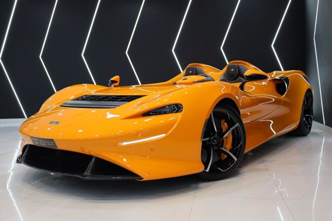 Used McLaren Elva, 4.0 l, 2021 in Dubai by Sanam Cars, Orange color. GCC Specs | AUTO.AE