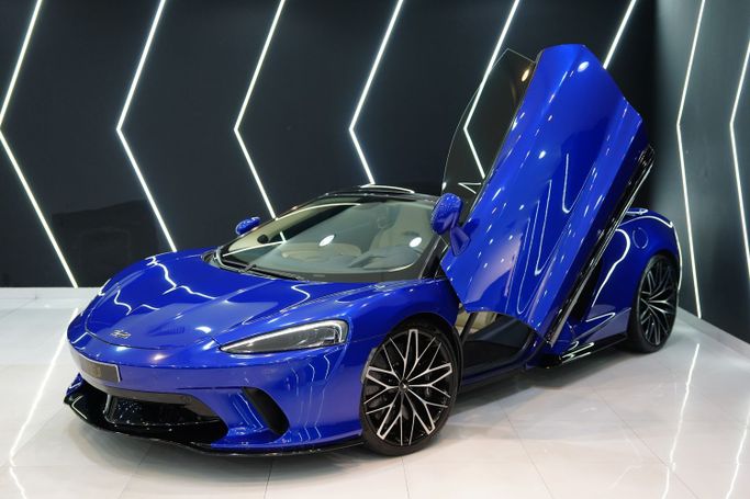 مستعملة McLaren GT, 4.0 l, 2023 في في دبي من Sanam Cars، اللون أزرق. مواصفات الخليج | AUTO.AE | إعلان #262016