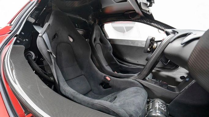 New McLaren P1 GTR, 3.8 l, 2015 in Dubai by Al Ain Class Motors, Red color. GCC Specs | AUTO.AE