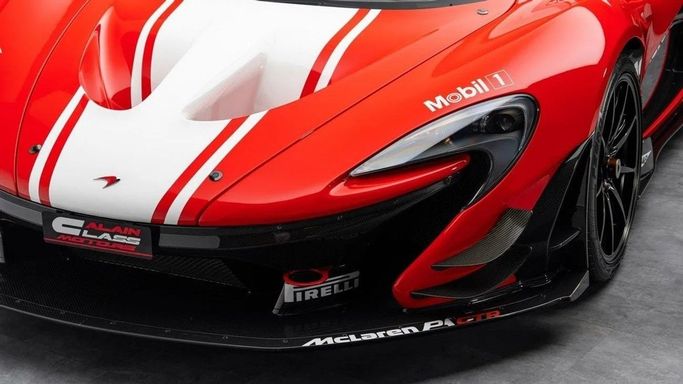 New McLaren P1 GTR, 3.8 l, 2015 in Dubai by Al Ain Class Motors, Red color. GCC Specs | AUTO.AE