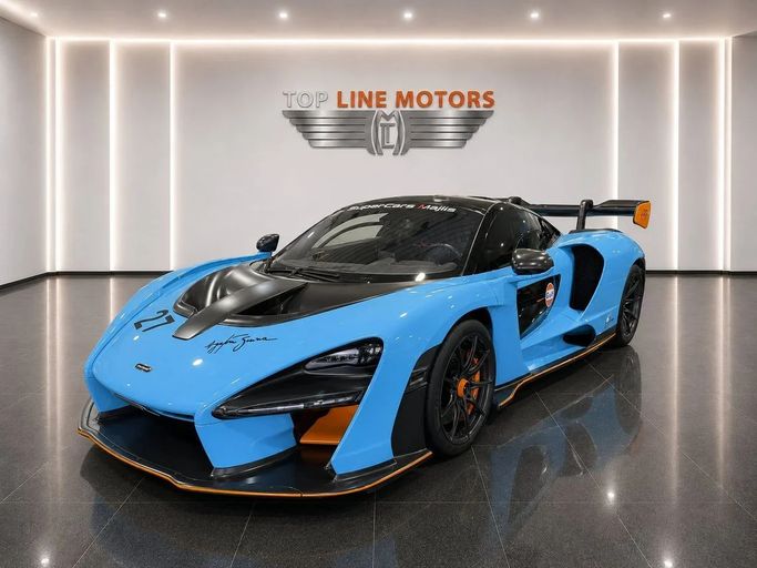 مستعملة ⁦McLaren Senna، 4.0 l، 2019⁩ في في الإمارات, دبي من Top Line Motors، اللون أزرق. مواصفات الخليج | AUTO.AE | إعلان #291550