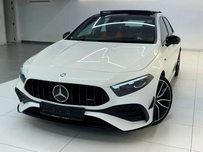 Used Mercedes-Benz A-Class AMG 35 AMG II (W177) Facelift, 2.0 l, 2024 in Dubai by AL MARWA CARS, White color. GCC Specs | AUTO.AE | Listing #267103