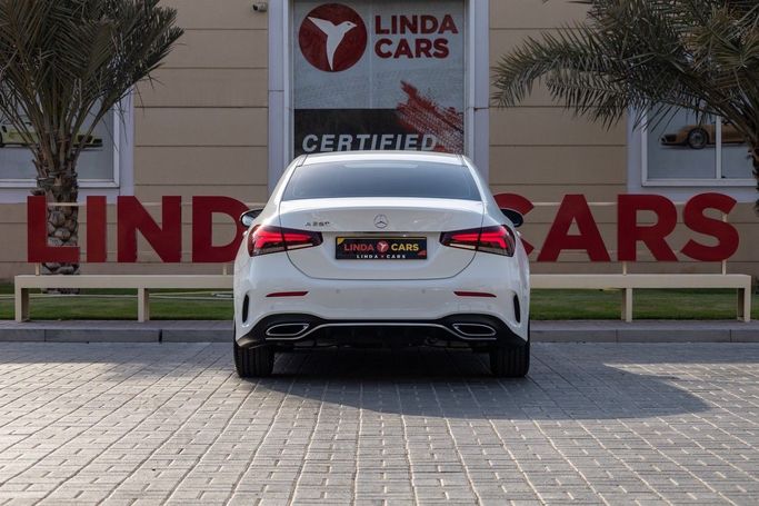 Used Mercedes-Benz A-Class 250 IV (W177), 2.0 l, 2020 in Dubai by Linda Cars, White color. GCC Specs | AUTO.AE