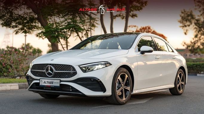New Mercedes-Benz A-Class 200 Long IV (W177) Facelift, 1.3 l, 2025 in Dubai by Altass Motors, White color. Other | AUTO.AE