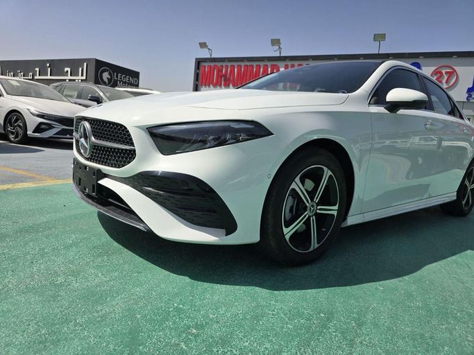 New Mercedes-Benz A-Class 200 Long IV (W177) Facelift, 1.3 l, 2025 in Dubai by Mohamed Hakim Motors, White color. Chinese Specs | AUTO.AE