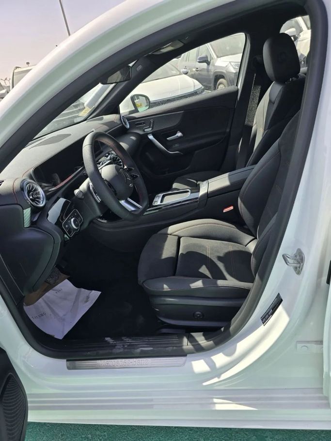 New Mercedes-Benz A-Class 200 Long IV (W177) Facelift, 1.3 l, 2025 in Dubai by Mohamed Hakim Motors, White color. Chinese Specs | AUTO.AE