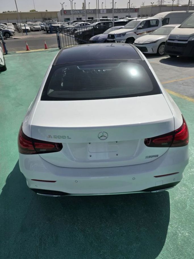 New Mercedes-Benz A-Class 200 Long IV (W177) Facelift, 1.3 l, 2025 in Dubai by Mohamed Hakim Motors, White color. Chinese Specs | AUTO.AE