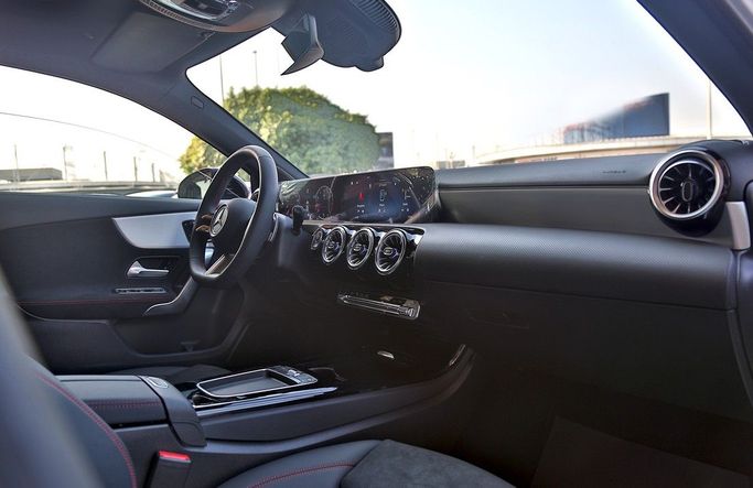 New Mercedes-Benz A-Class 200 IV (W177) Facelift, 1.3 l, 2025 in Dubai by Prestige motors, White color. GCC Specs | AUTO.AE