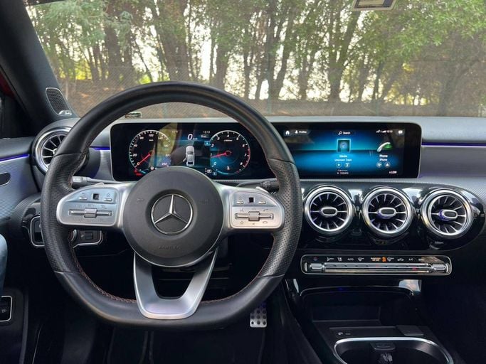 Used Mercedes-Benz A-Class 220 IV (W177), 2.0 l, 2019 in Dubai by Prestige motors, Red color. GCC Specs | AUTO.AE