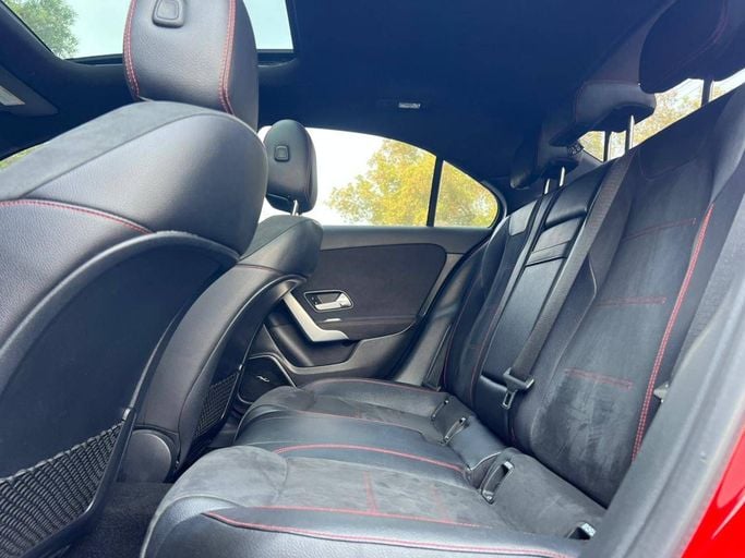 Used Mercedes-Benz A-Class 220 IV (W177), 2.0 l, 2019 in Dubai by Prestige motors, Red color. GCC Specs | AUTO.AE