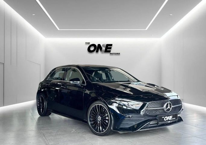New Mercedes-Benz A-Class 200 IV (W177) Facelift, 1.3 l, 2025 in Dubai by The One Motors, Blue color. GCC Specs | AUTO.AE