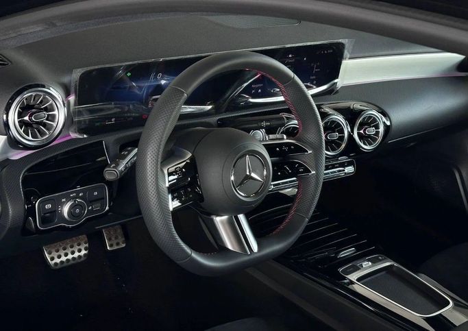 New Mercedes-Benz A-Class 200 IV (W177) Facelift, 1.3 l, 2025 in Dubai by The One Motors, Blue color. GCC Specs | AUTO.AE