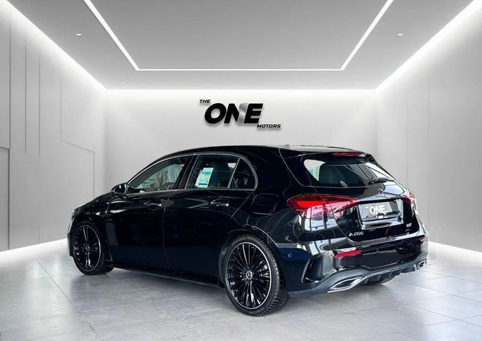 New Mercedes-Benz A-Class 200 IV (W177) Facelift, 1.3 l, 2025 in Dubai by The One Motors, Blue color. GCC Specs | AUTO.AE