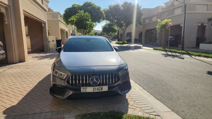 Used Mercedes-Benz A-Class 250 IV (W177), 2.0 l, 2020 in Dubai, Grey color. American Specs | AUTO.AE