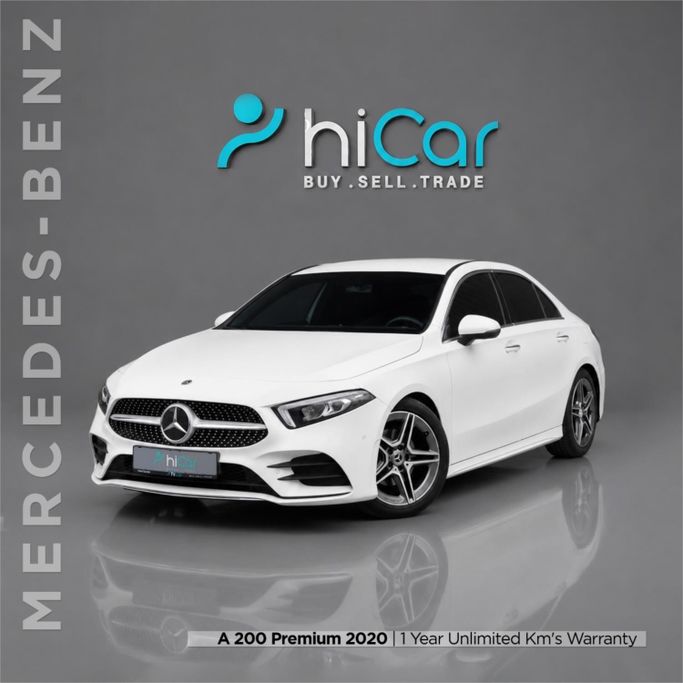 مستعملة Mercedes-Benz A-Class 200 IV (W177), 1.3 l, 2020 في في الإمارات, دبي من Hi Car Approved Pre-Owned Cars Showroom، اللون أبيض.  | AUTO.AE | إعلان #278840