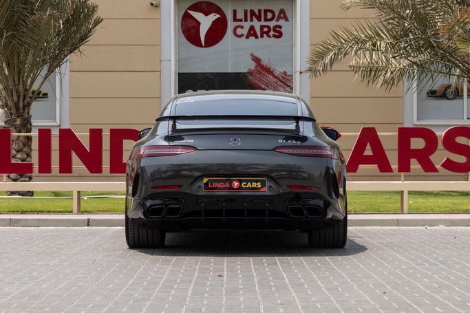 Used Mercedes-Benz AMG GT 43 I Facelift, 3.0 l, 2020 in Dubai by Linda Cars, Grey color. Japanese Specs | AUTO.AE