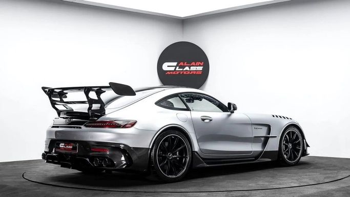 Used Mercedes-Benz AMG GT Black Series I Facelift, 4.0 l, 2021 in Dubai by Al Ain Class Motors, Grey color. GCC Specs | AUTO.AE