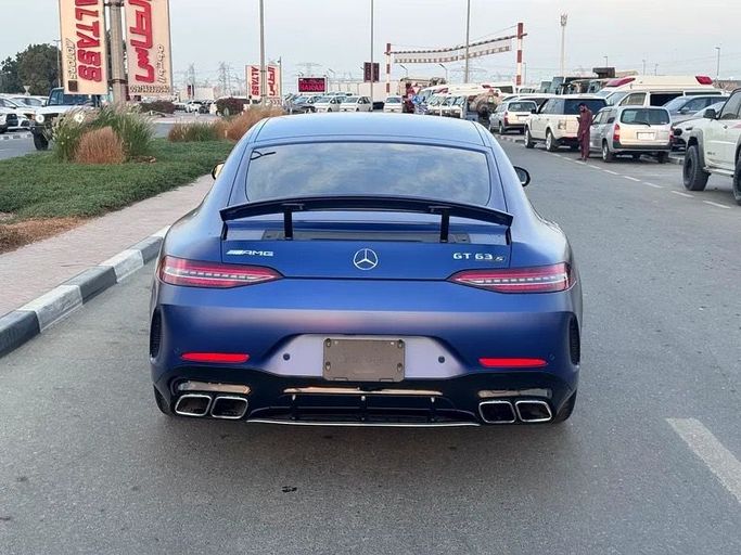 Подержанный Mercedes-Benz AMG GT 63 S I Рестайлинг, 4.0 л, 2019 в Дубае от Lucky Star Motors Синий цвет. Японская | AUTO.AE