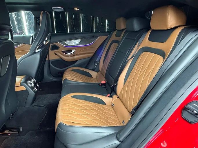 Used Mercedes-Benz AMG GT 63 S I Facelift, 4.0 l, 2019 in Dubai by Zeus Motors, Red color. Japanese Specs | AUTO.AE