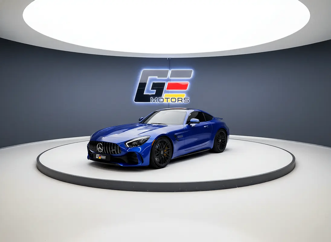 Used Mercedes-Benz AMG GT 55 II, 4.0 l, 2024 in Dubai by GE Motors, Blue color. American Specs | AUTO.AE