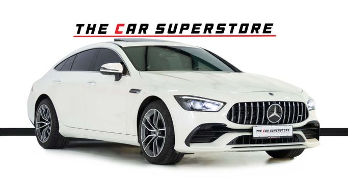 Подержанный Mercedes-Benz AMG GT 43 I Рестайлинг, 3.0 л, 2019 в Дубае от The Car Superstore Белый цвет. Японская | AUTO.AE