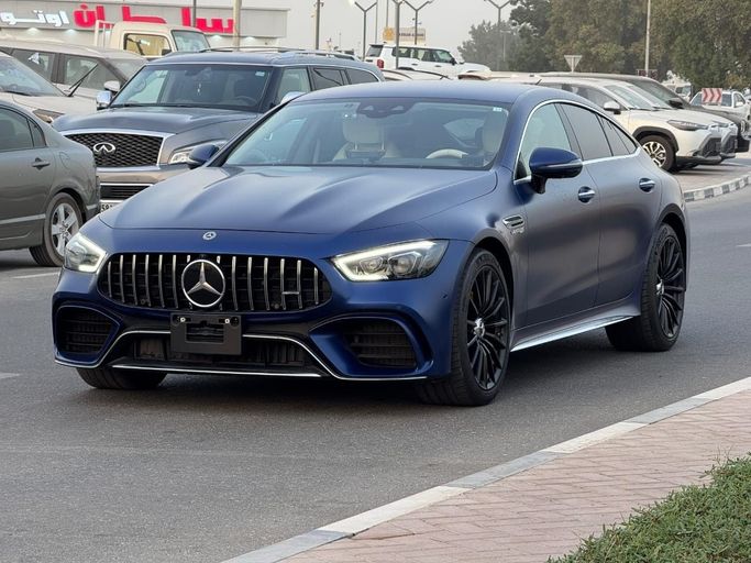 Подержанный Mercedes-Benz AMG GT 63 S I Рестайлинг, 4.0 л, 2021 в Дубае от MY MOTORS FZE Синий цвет. Японская | AUTO.AE
