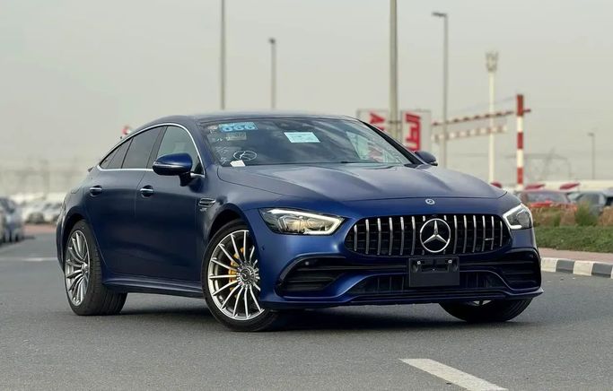 مستعملة Mercedes-Benz AMG GT 43 أنا فيس ليفت, 3.0 l, 2021 في في دبي من Mirza Automobile FZE، اللون أزرق داكن. المواصفات اليابانية | AUTO.AE | إعلان #260669