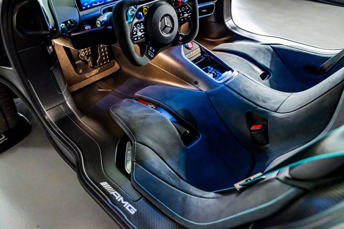 New Mercedes-Benz AMG ONE, 1.6 l, 2023 in Dubai, Silver color. European Specs | AUTO.AE