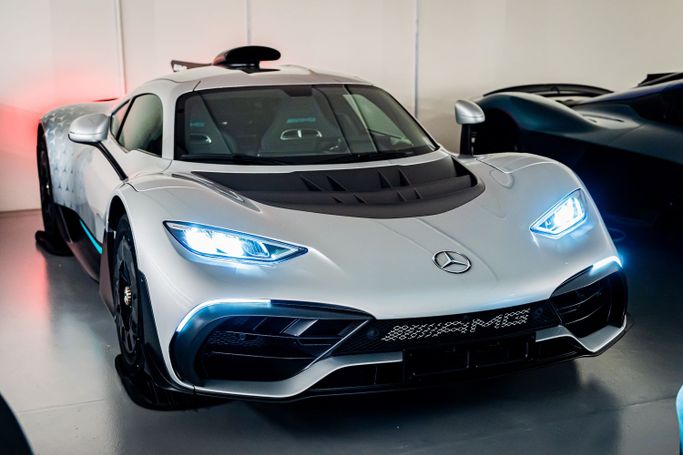 New Mercedes-Benz AMG ONE, 1.6 l, 2023 in Dubai, Silver color. European Specs | AUTO.AE
