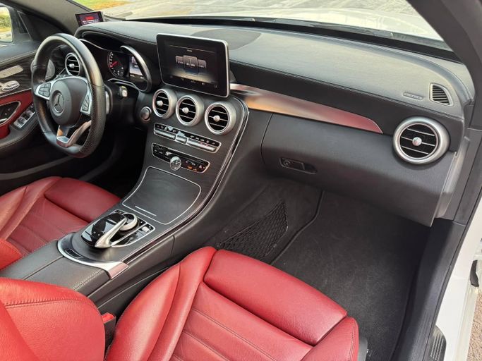 Used Mercedes-Benz C-Class AMG 43 AMG IV (W205), 3.0 l, 2016 in Dubai by Saeed Auto, White color. Japanese Specs | AUTO.AE