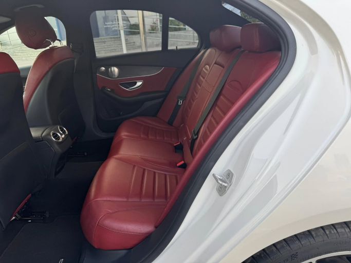 Used Mercedes-Benz C-Class AMG 43 AMG IV (W205), 3.0 l, 2016 in Dubai by Saeed Auto, White color. Japanese Specs | AUTO.AE