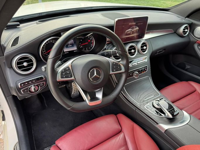 Used Mercedes-Benz C-Class AMG 43 AMG IV (W205), 3.0 l, 2016 in Dubai by Saeed Auto, White color. Japanese Specs | AUTO.AE