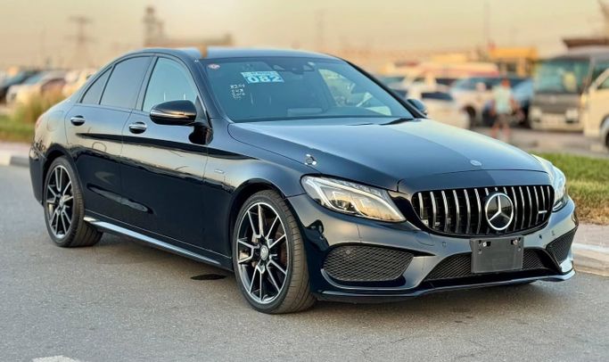 Used Mercedes-Benz C-Class AMG 43 AMG IV (W205), 3.0 l, 2016 in Dubai by Saeed Auto, Black color. Japanese Specs | AUTO.AE