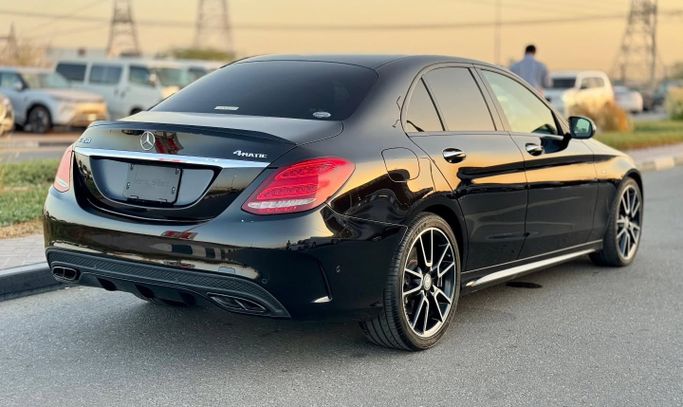 Used Mercedes-Benz C-Class AMG 43 AMG IV (W205), 3.0 l, 2016 in Dubai by Saeed Auto, Black color. Japanese Specs | AUTO.AE